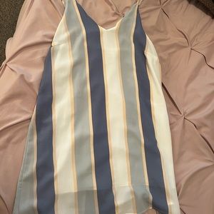 Pastel multicolored dress